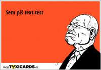Sem piš text.test